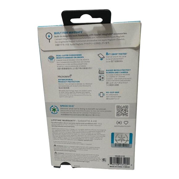 Speck Candyshell Grip Case for iPhone 15 Pro NEW Light Purple Lavender - Picture 2 of 2